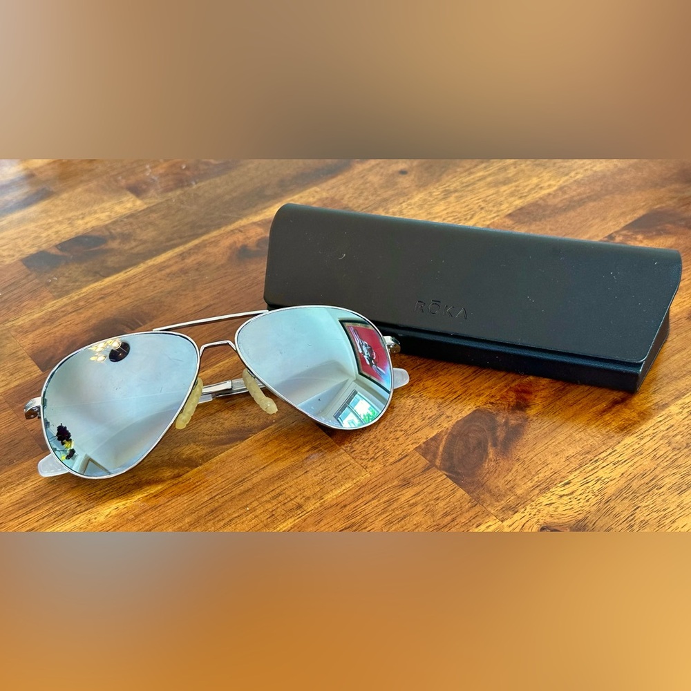 Roka Phantom Titanium Aviator Sunglasses